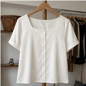 Ivory Tunic Blouse